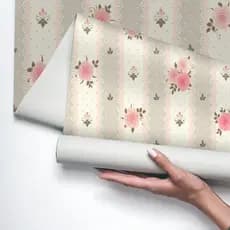 Papel de Parede Auto Colante Para Sala Floral Adesivo 2m