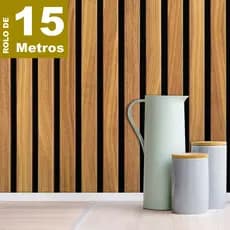 Adesivo Papel de Parede Madeira Para Sala Fácil De Aplicar Painel Amadeirado Auto Colante 10M