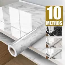 Papel De Parede Mármore Cinza 10 20 Metros Para Quarto Sala Cozinha Impermeável Fácil Aplicação
