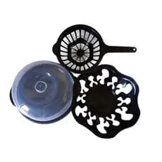 Kit Boleira Grande + Escorredor de Massas + Fruteira de Mesa.