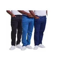 Kit 3 Calças Masculina Jeans Tradicional