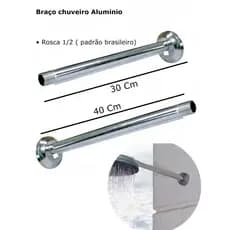 Braço/ Tubo para Chuveiro e Ducha Cano de Sustentação Chuveiro