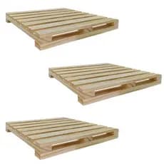 Kit 3 Pallet De Madeira Para Sofá E Decoração Cama Solteiro