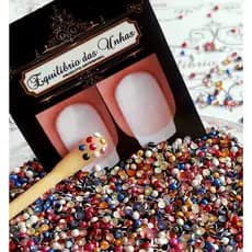 Dome 2mm Mix atacadinho (aprox 5000unidades) pedrarias para unhas, joias de unha, decoração e nail arte manicure atacado