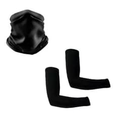 Kit Ciclismo XFreedom C/ Proteção UV FPS50 Par de Manguitos + Bandana Esportiva