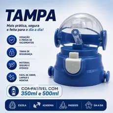 Tampa garrafa infantil