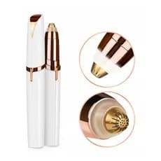 Caneta Depilador Sobrancelha Elétrico Sem Dor Aparador Portátil USB Flawblss