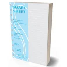 Refil com Pauta Branca Caderno de Disco 90g Pequeno Medio Grande e 10 Furos B5 Caderno Inteligente
