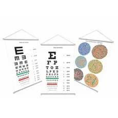 Banner Oftalmo Teste Snellen Optometria Acuidade Visual 60x40cm Teste Visão Ishihara Alta Qualidade