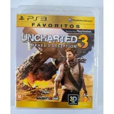 Uncharted 3 Drake's Deception Mídia Física Ps3 Envio Imediato