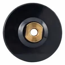 Kit com 10 Suportes velcro Elite 125 mm para discos de lixas com velcro – Flexível para Lixadeira