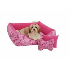 Cama Para cachorros tamanho 70x50cm Com Almofadinhas Ideal Para ShihTzu / Maltês / Dachshund/Poodle