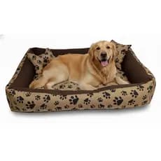 Cama para cachorro grande 1,00x0,80 Com Brinquedos que são 1 ossinho e 1 almofadinha