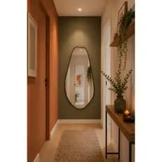 Espelho Orgânico Lumière Decorativo 120x60cm C/ Moldura Slim
