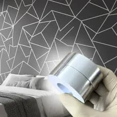 Fita Prata Adesiva 2CM 20M Autocolante Impermeável Vinilica Decorativa Multiuso