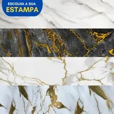 Kit 5 Rolos Papel de Parede Adesivos Mármore Vinílico Renove Seu Ambiente Item Lavável