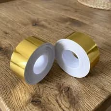 Fita Dourada Adesiva 20Metros Item Multiuso Decorativo Artesanatos Largura 2CM Resistente À água
