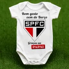 Body de Bebê Personalizado São Paulo Bom Gosto Vem de Berço Graças Ao Papai