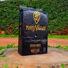 Erva Mate Chimarrão Mate Nativo Premium sem Açúcar 1kg Vácuo