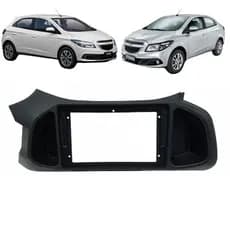Moldura de Acabamento Central Multimídia 9 Polegadas Chevrolet Onix 2012 até 2019 Joy até 2021