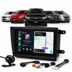 Central Multimidia Onix Prisma 2012 até 2019 Camera de Ré Carplay Tela 7 Polegadas Touch Garantia