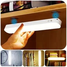 28 CM Lâmpada De Mesa LED De Recarregável Luz Noturna Leitura Com Base Magnética Lâmpada Para Guarda Roupa