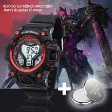 Relógio Masculino À Prova D'água Digital Esportivo Original Cronômetro Led Eletrônico Multifuncional