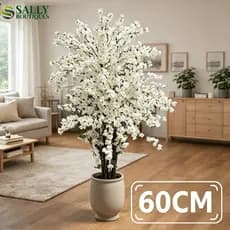 Flores De Cerejeira Artificial Flor De Pêssego Estilo oriental Para Decoração De Casamento 60CM