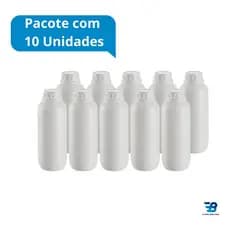 Pacote 10 Un Galao 1 Litro Bombona Boca Larga Agro Embalagem