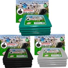 Queima de estoque ! Saco Para Silagem 52x110 Com Abraçadeiras Saco Reforçado Premiun