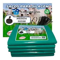 Saco de Silagem Gobi Brasil - Verde - 100 uni + 100 Abç