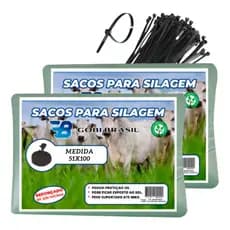 Saco de Silo Gobi Brasil - Verde - 100 uni + 100 abç