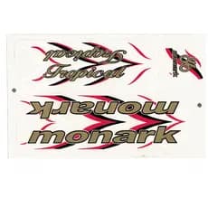 Adesivo Para Bicicleta Antiga Monark Tropical Varias Cores