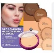 Pó Compacto Facial Matte Real Color Trend  FPS 10 Avon 7g