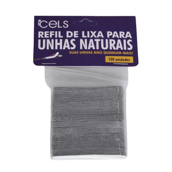 REFIL DE LIXA MÃO CEL'S C/100