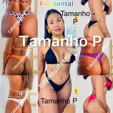 Biquíni fio dental ou asa delta fita marquinha blogueira tamanho P PP