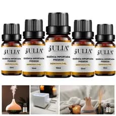 Kit 5 Essências Pura Concentrada para Umidificador,Aromatizador de tomada,Home Spray