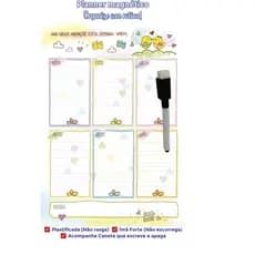 Birds Lousa imã Geladeira 15x20 20x28|Planner Porta Recados Organizador Lista Compras caneta escreve