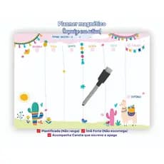 Ilhama Lousa imã Geladeira 15x20 20x28|Planner Porta Recado Organizador Lista Compras caneta escreve