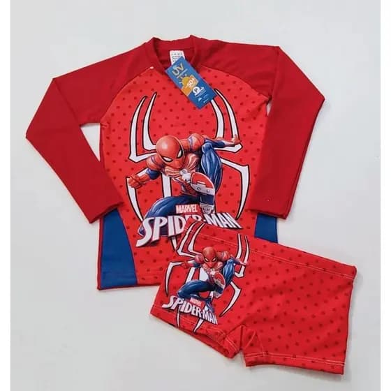Kit Sunga Infantil + Blusa com Proteção Solar Manga Longa UV50 Menino Roupa de Praia e Piscina