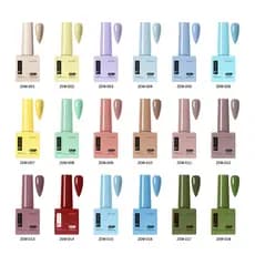KIT 20/10/5 Esmaltes Gel COM ANVISA Led Uv Zem Nail Gel Soak Off Color Coat 10ml Uv/Led Novas Cores