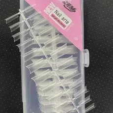 KIT 240 Tips Soft Gel Quadrada Unha Gel  Realista Pré-Lixada Extensão Profissional Pronta Entrega