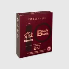 Kit Blushes Vizzela Vizzela + La's Red Mocha Contém 1 Blush Stick 7g + 1 Blush Compacto 4,6g