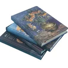 Caderno Aesthetic Bullet Journal l Journaling l ArtJournal - Diary - 128 folhas decoradas - Van Gogh