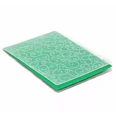Placa De Textura Alto Relevo Embossing Folder Scrapbook/ Artesanato/ Relevo 2D Diversos Modelos e Tamanhos