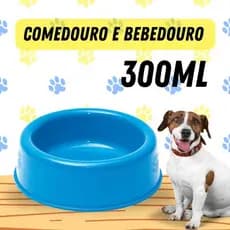 Comedouro Pet Bebedouro Cachorro Gato - 300ml
