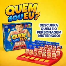 Jogo Quem Sou Eu Educativo Para Crianças Brinquedo Divertido Jogos de Tabuleiros Diversão Em Família
