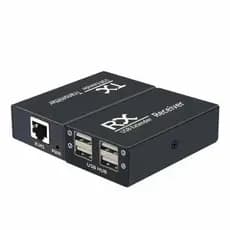 1 Kit Extensor USB De 4 Portas 120M Sobre Rj45 CAT6 Cabo Adaptador Hub Para Laptop PC Periféricos U Disco Mouse Teclado