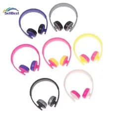 Sellbest 5 Peças Mini Fones De Ouvido Brinquedos Presentes DIY Óculos De Sol Chapéu De Palha Cachecol Acessórios De Joia