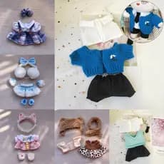 Roupas De Boneca Infantil Para Bonecas Idol De 20 Cm , Acessórios De Pelúcia , Suéter .